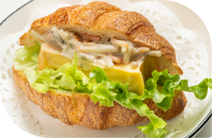 厚焼き玉子とごぼうサラダ